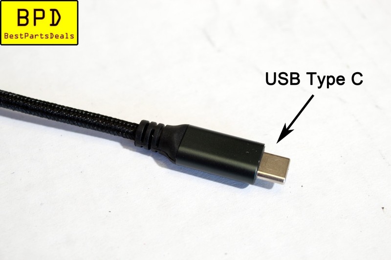 1x BLACK Extra Long USB-A To Type-C 16 Ft Fast Charging Cable Braided Cord gallery