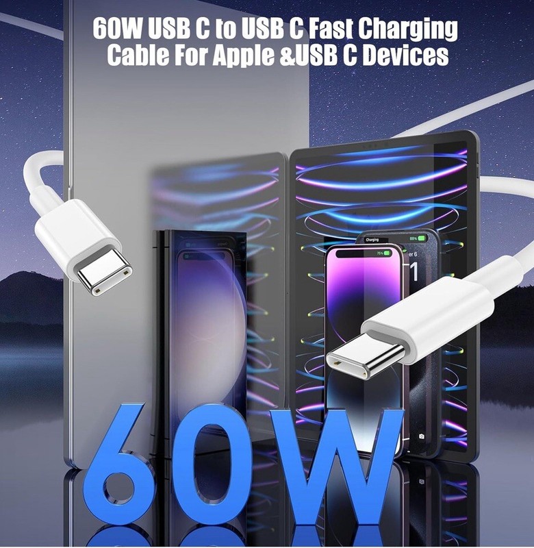 Lot 10/200 pack For iPhone 15 16 Pro USB-C to USB-C Cable Type C Charging Cord gallery