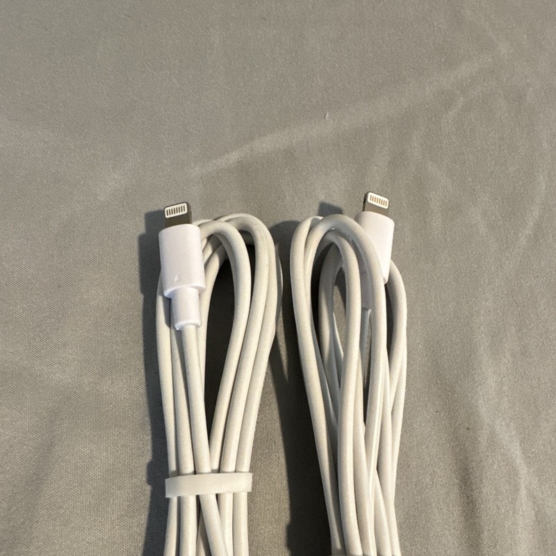 2-Pack White USB Apple Charging Cable 6ft gallery