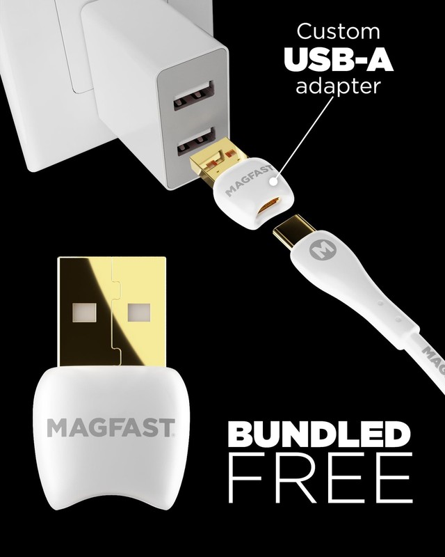 Lux USB-C to Lightning Cable | Alpine White | 6ft | Apple MFi Certified | Fas... gallery
