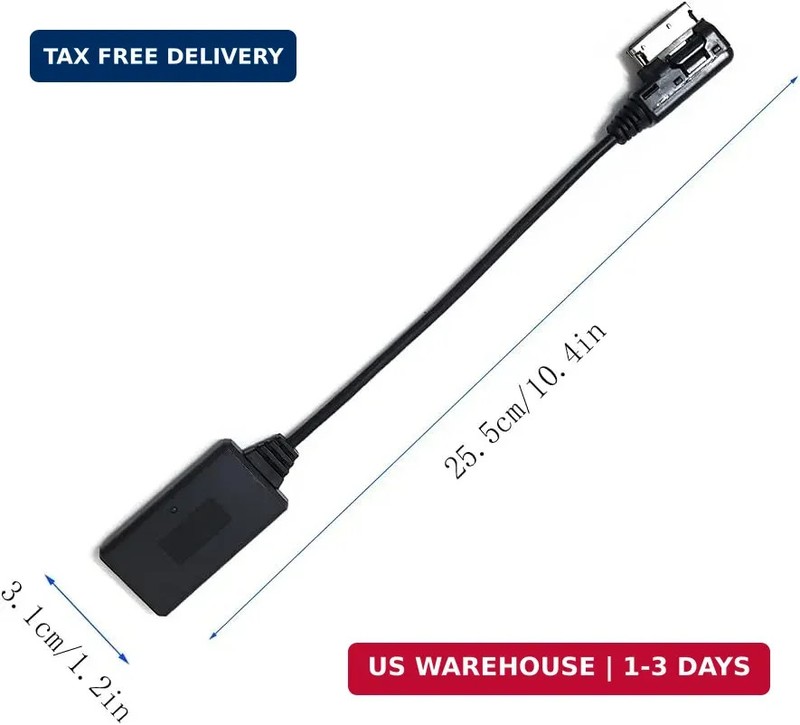 Bluetooth Adapter Compatible with Mercedes Benz Car Apple Android Phone Music MM gallery