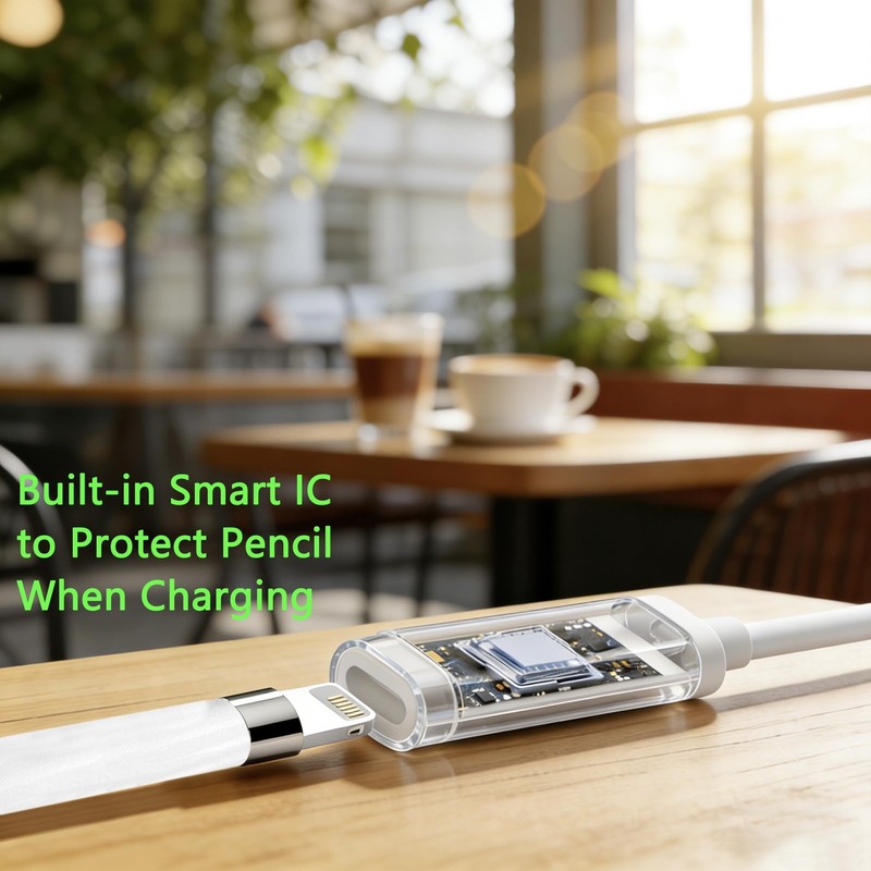 Charger with Apple Pencil 1st Generation, USB Charger Adapter for Apple Penci... gallery