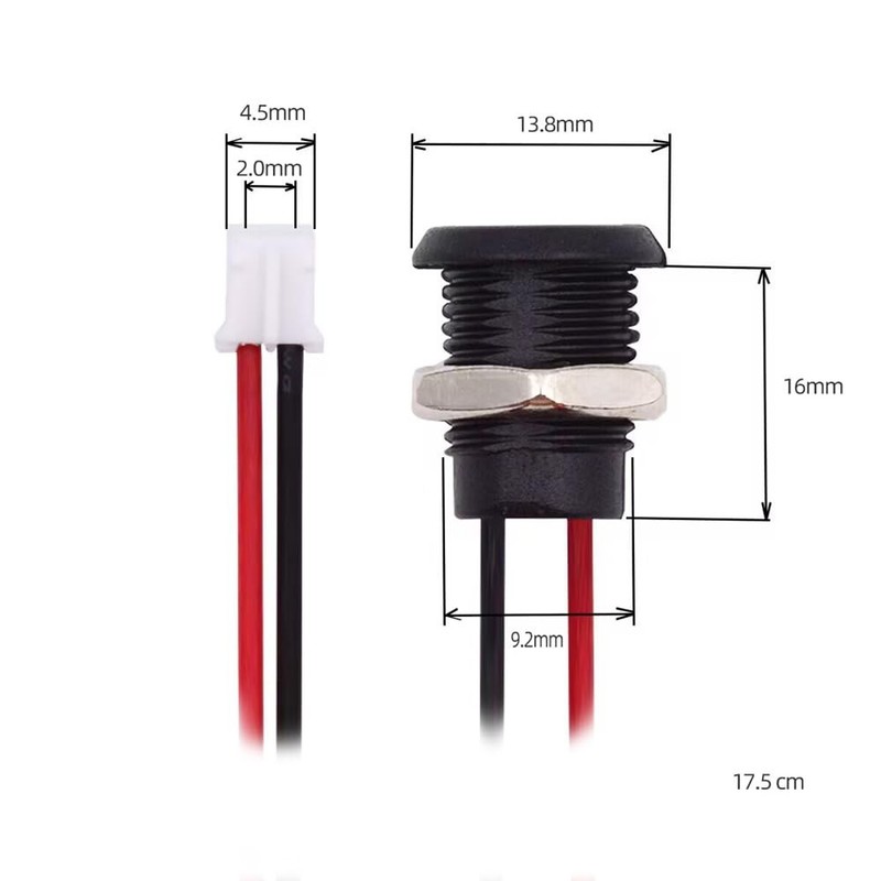 xiwai 5pcs DIY OEM Type C Female Socket to 2Pin Header Wire Extension DC 5V P... gallery
