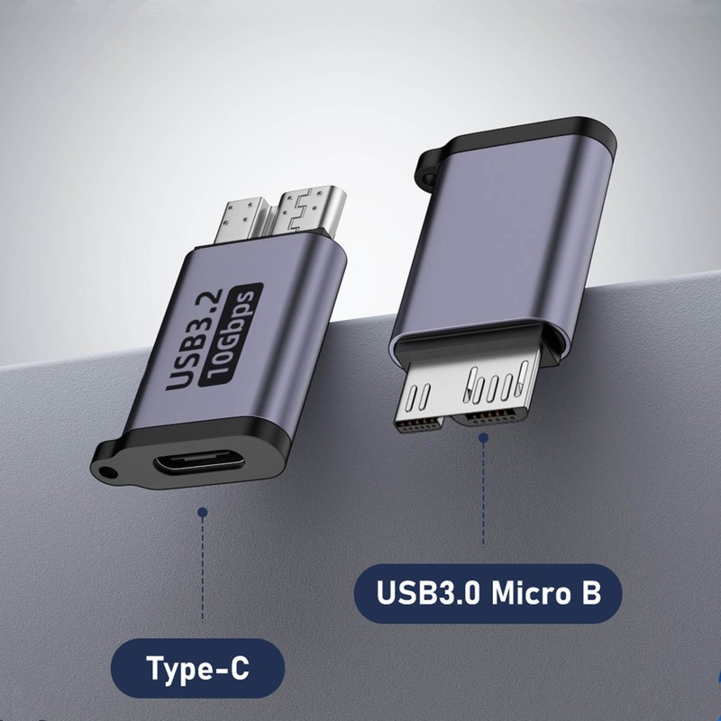 Micro USB 3.0 Male to Female USB C Adapter for Seagate External Hard Drive gallery