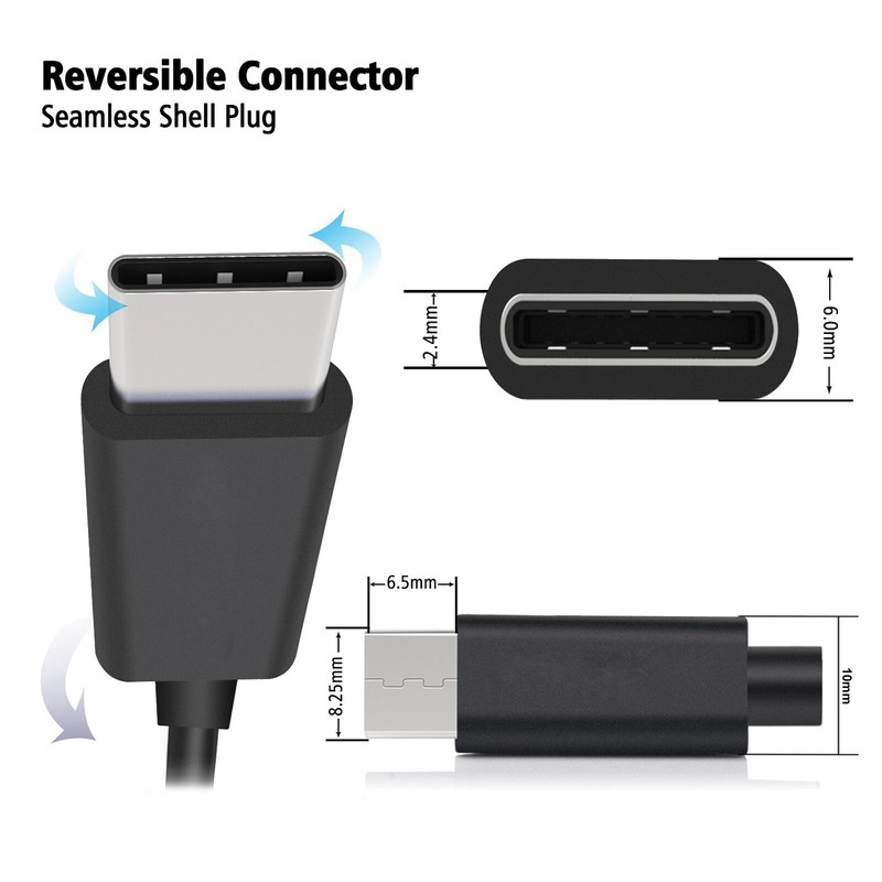 ULTRA Short USB-C USB 2.0 Sync Data FAST Speed Charger Cable F Android Phone Lot gallery