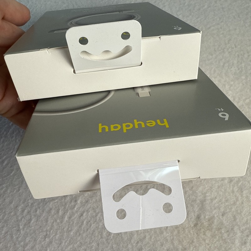 2pk 6' USB-C to USB-C Fast Charging Silicone Cable - heyday White Clay gallery