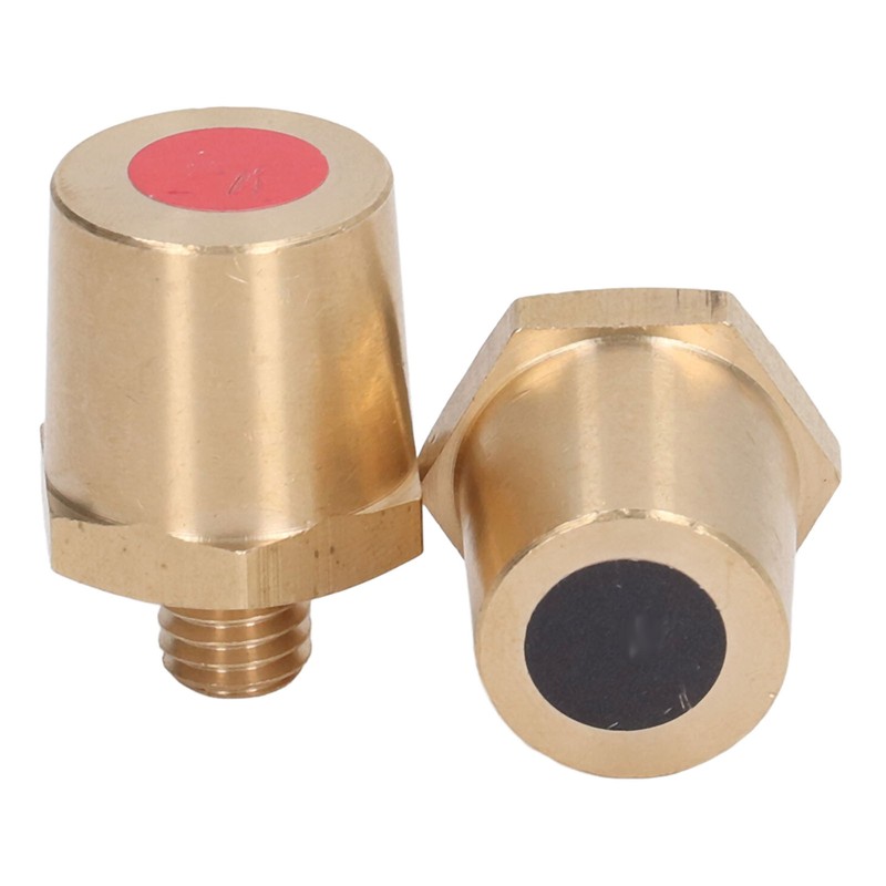 M8 Male Thread Brass Battery Terminal Charging Post Connector Positive Negative gallery