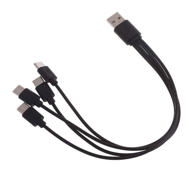 Multi Charging Cable Universal 1/2/3/4 in 1 Multiple Ports USB to USB C Charger