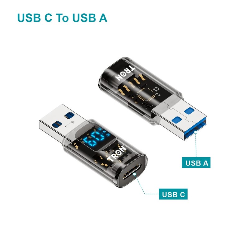 USB-C to A Adapter | LED Display gallery