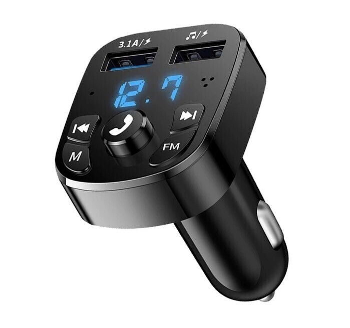 Transmisor de FM Bluetooth Para Carro Auto Radio Aux Manos Libres Adaptador gallery