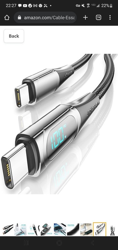 Essager 5A USB Type-C Cable gallery