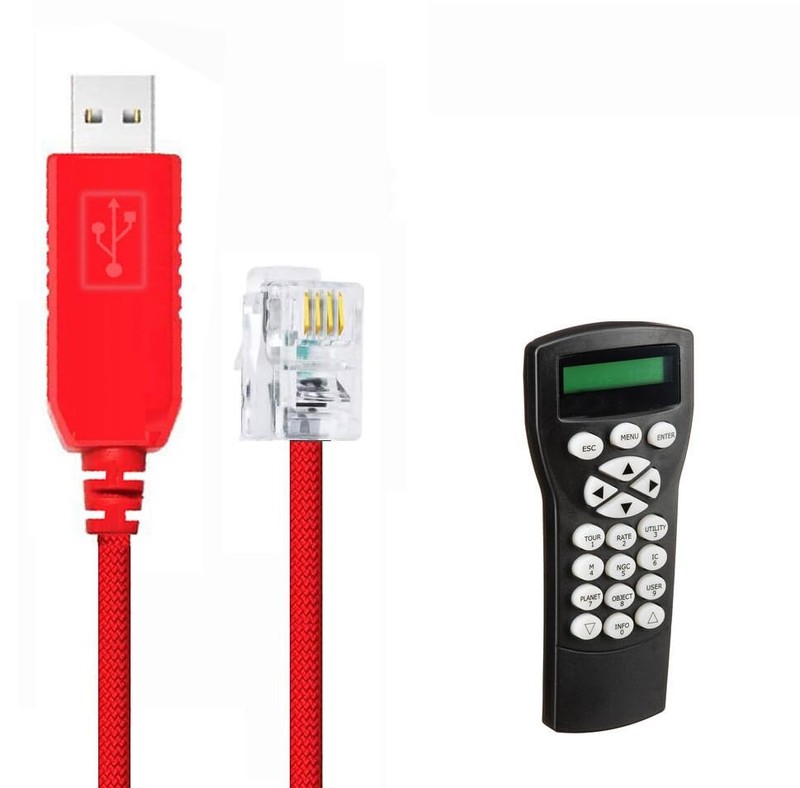 USB to RJ11 Cable for Skywatcher SynScan Computerized GOTO Hand Controller PC... gallery