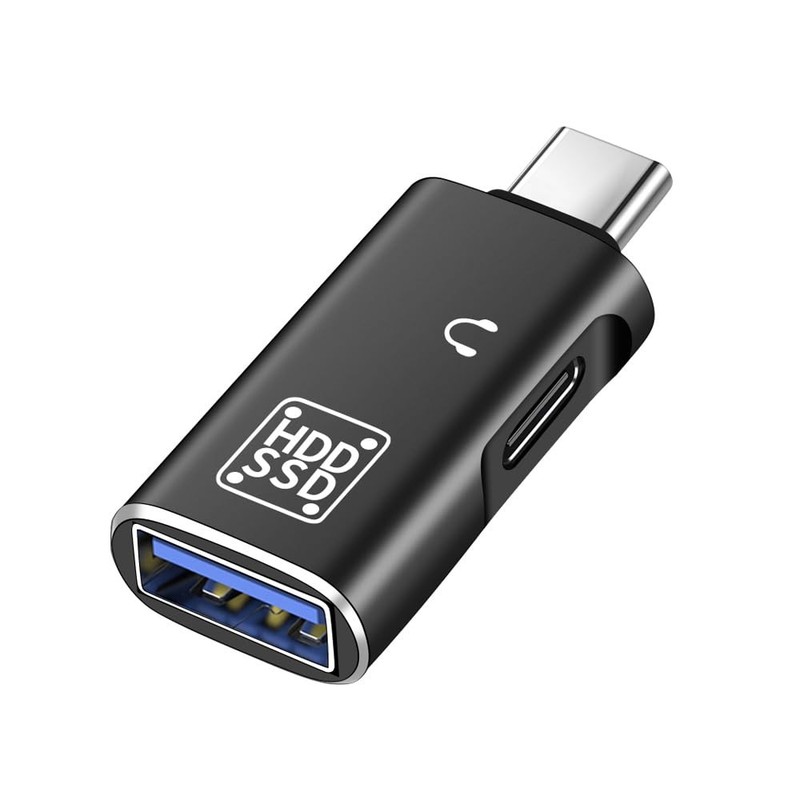 2-in-1 USB to USB Adapter,to USB 3.0 Female OTG Cable Thunderbolt 3 4 5 to US...