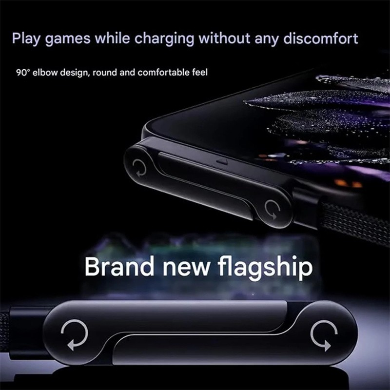 2-in-1 Invisible Holder Charger Cable –240W Fast Cord For Samsung S26/S26+ Ultra gallery