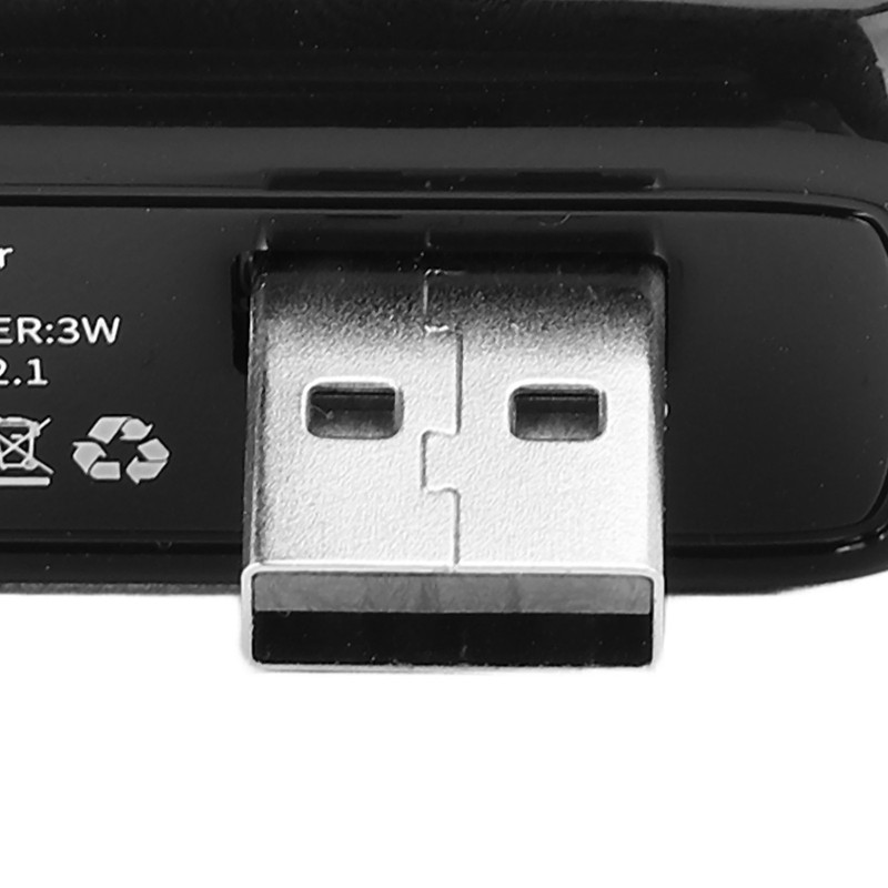 Wireless Car Adapter Wired Converts Wireless Auto Connection RGB Ambient Light gallery