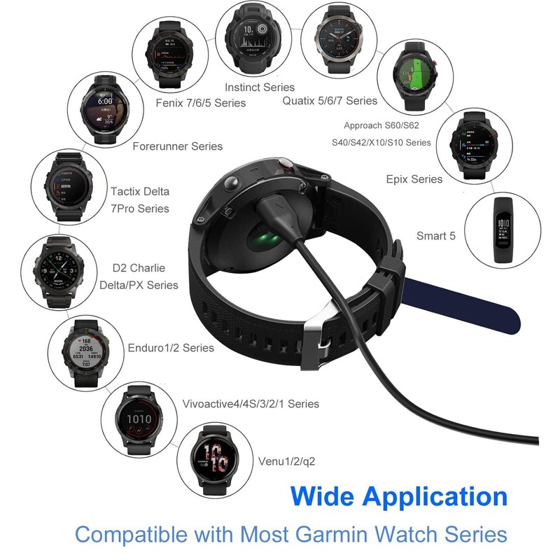 Charger Cable Replacement for Garmin Watch Type C / 3.3 Ft / 1 Pack gallery
