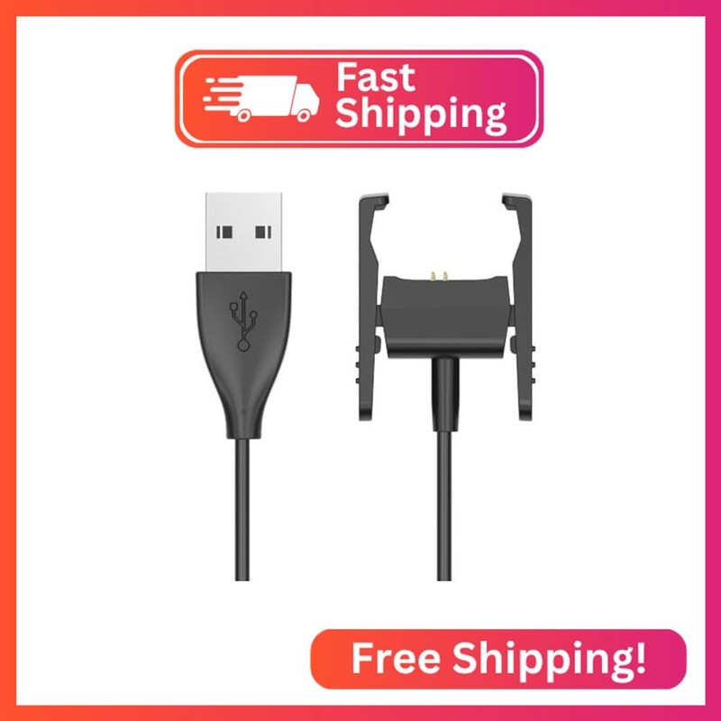 QHBAMD Charger Compatible for Fitbit Charge 2, Replacement USB-A Charging Smartw