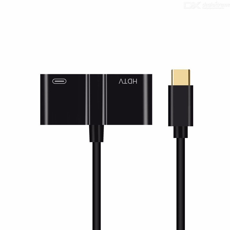USB-C to 4K HDMI Adapter PD Port TV Video Hub TYPE-C Charger Port for Tablets