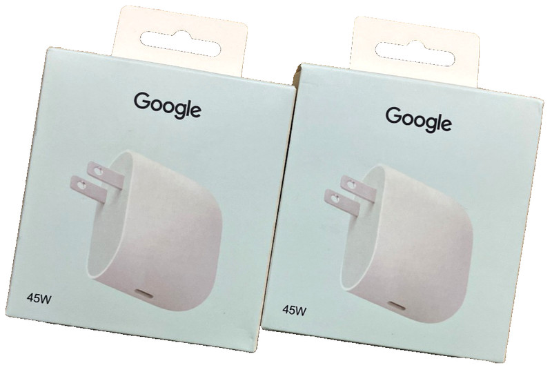 (Bulk Lot of 2pcs) Google 45W USB-C Wall Charger Power Adapter