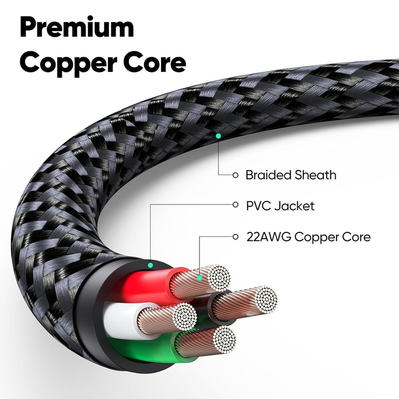 Aluminum 6ft Micro USB Charging Cable - 480Mbps Transfer, Wide Compatibility gallery