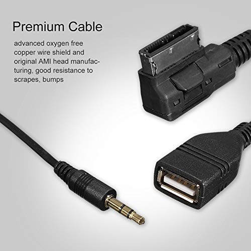 Audio AMI USB 3.5mm Aux Cable 3.5mm USB Adapter AMI MMI Audio Music Interface... gallery