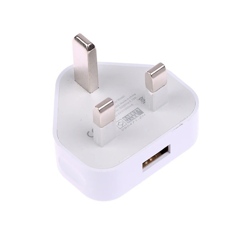 Universal UK Plug 3 Pin Wall Charger Adapter With 1/2 USB Ports Charging Chargin gallery