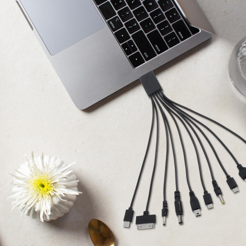 10 in 1 USB Cables, Universal USB to Multi Plug Cell Phone Charger, Universal... gallery