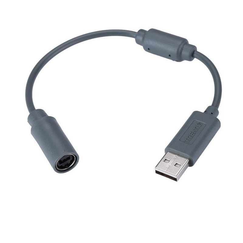 2pcs Wired Controller USB Breakaway Cable for Microsoft Xbox 360, Dongle Adap... gallery