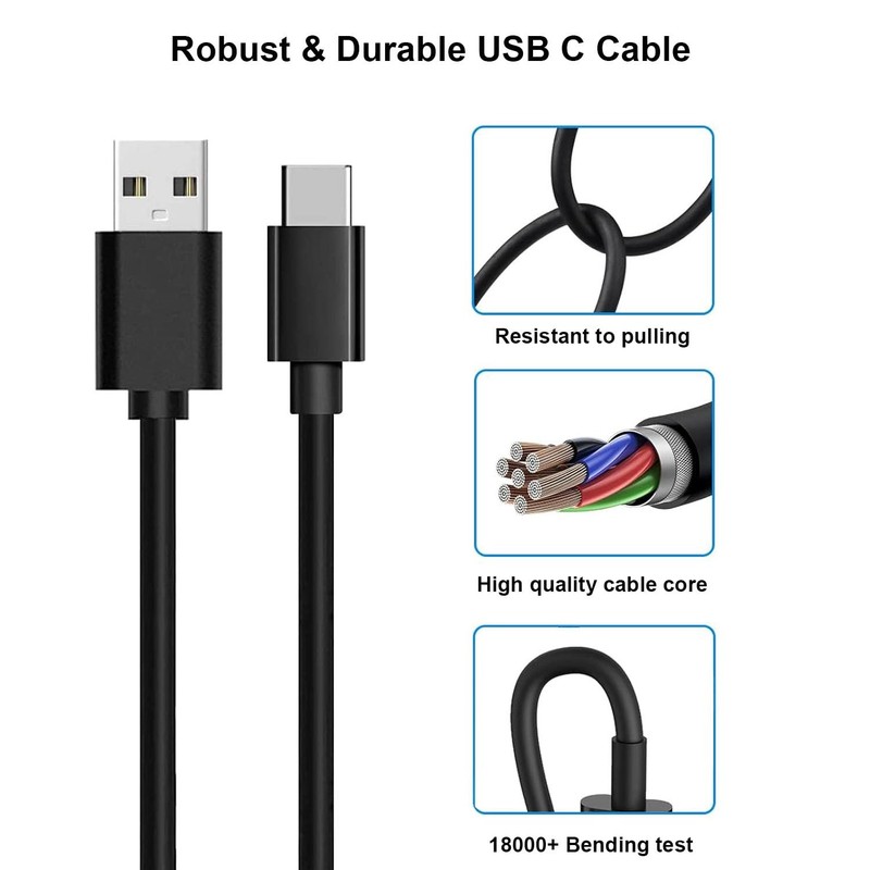 Heated Vest Charger Cord Compatible with ORORO Black gallery