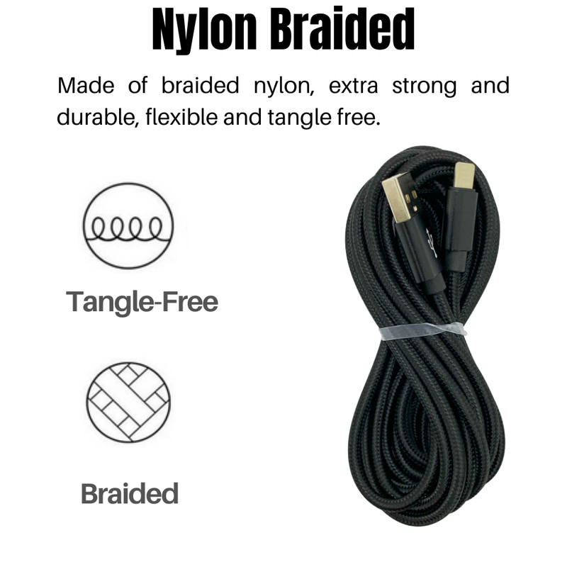 3Pack 10FT USB Charging Cable Charger Cord for iPhone 13 12 11 XR 7 6 iPad iPod gallery