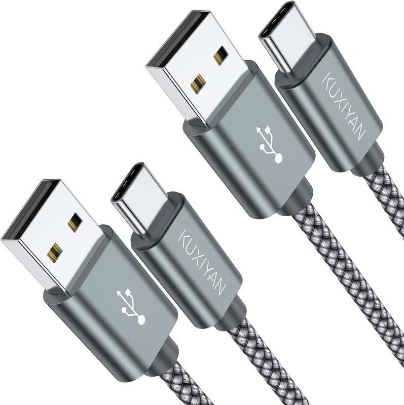 USB Type C Cable,(2-Pack 3FT) USB C Charger Cable Car Carplay Cable Nylon Braide