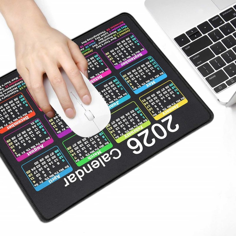 Mouse Pad with Non-Slip Rubber Base, Waterproof Computer Mousepad with Stitch... gallery