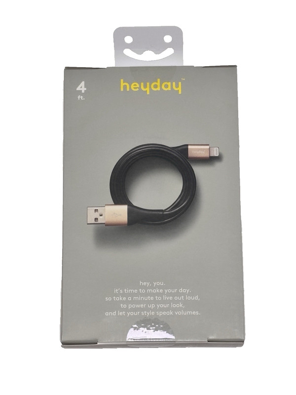 3x Heyday 4’ (Ft) Lighting to USB-A Cable iPhone iPad Sealed gallery