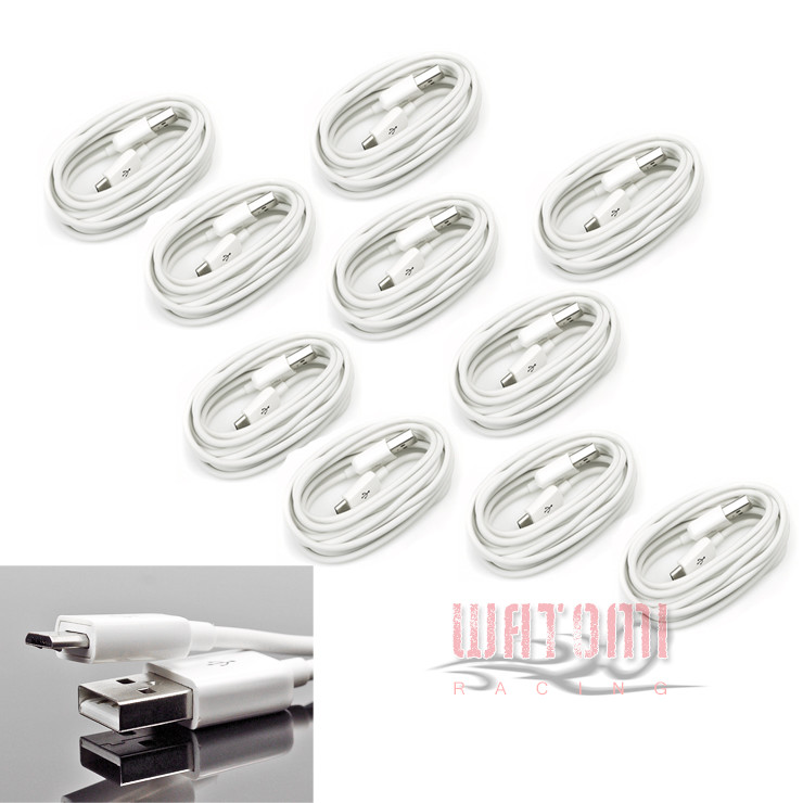 10X 10FT MICRO USB DATA CHARGER CABLE WHITE NOKIA LUMIA 920 LG OPTIMUS G L9 G2