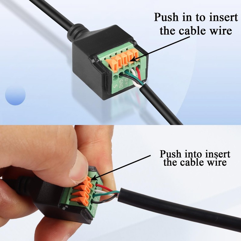 Mini USB Quick Connect Solderless Connector Short Cable Mini USB Male to 5 Pi... gallery