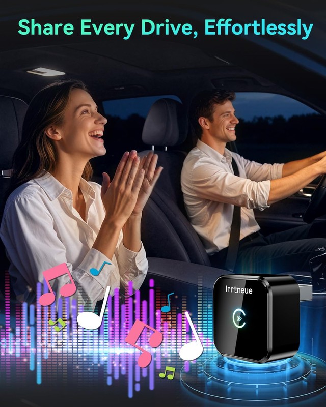 Wireless CarPlay Adapter 2025 Version, 2-in-1 Stable 5.8GHz Connection, Plug ... gallery