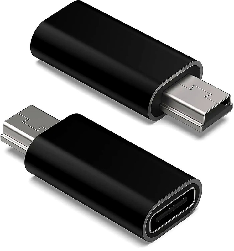 1 x USB C to Mini USB Adapter, Type C Female to Mini USB Male Convert Connector