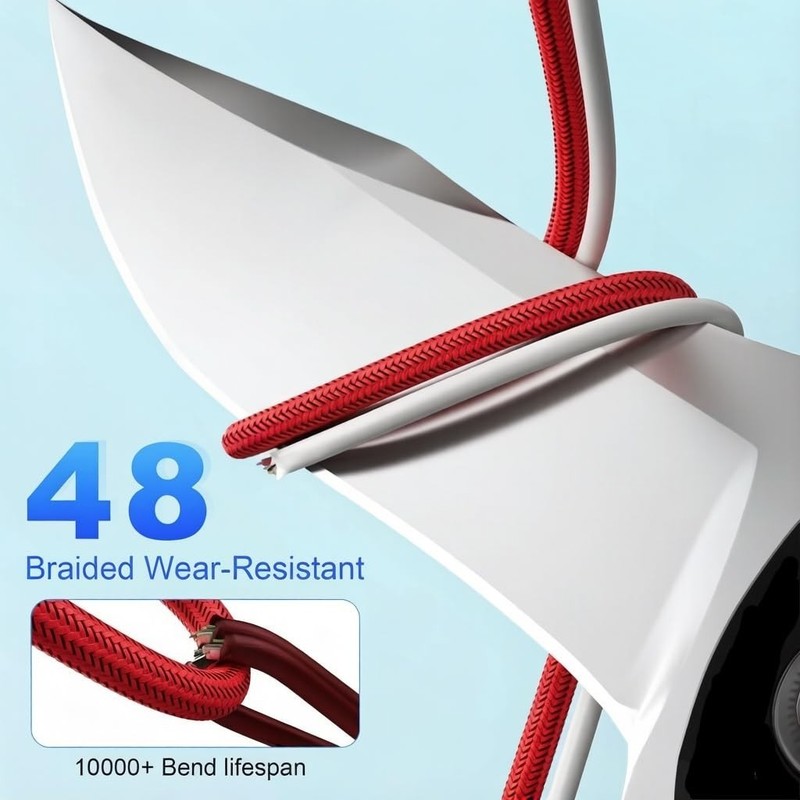 Durable 10FT USB C Cable Pack - Fast Charge Your Galaxy & Smartphone Devices gallery
