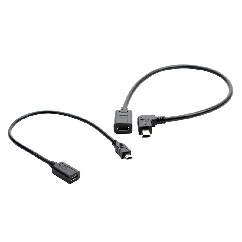 USB C Female to Mini Male Adapter Type C to A Charger Cable Adapter for Phone PC gallery