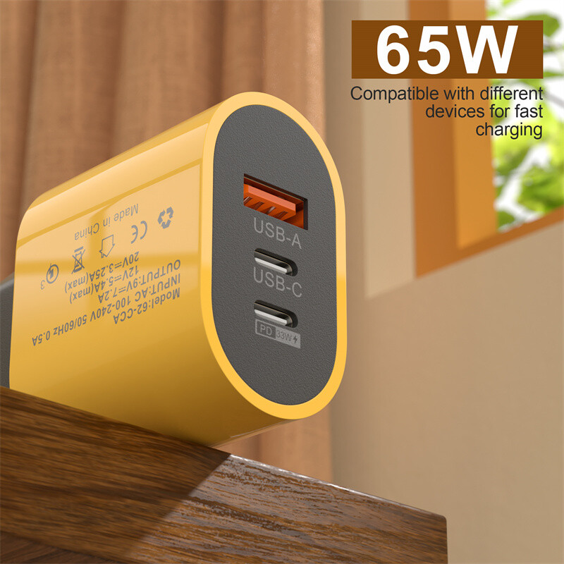 65W Super Fast Charging USB Type C Wall Charger For Google Pixel 10 9 8 7a 6 Pro gallery