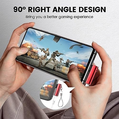 USB C to 3.5mm Headphone Adapter Right Angle Aux Mic Hi-Res DAC for Samsung Pixe gallery