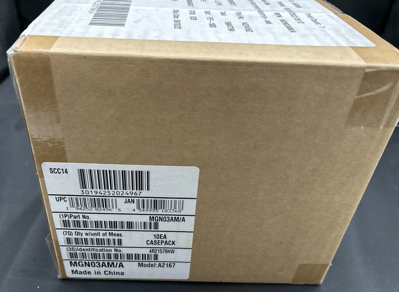 Lot of 10 Apple 12W USB Power Adapters A2167 Sealed OEM Casepack MGN03AM/A