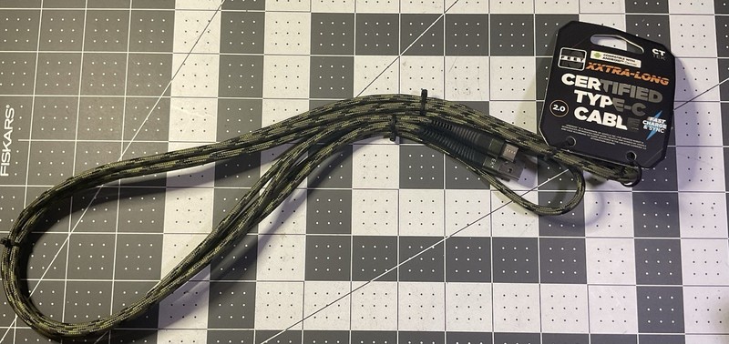CT TEK Type-C Cable w PD Quick Charge 10 Ft