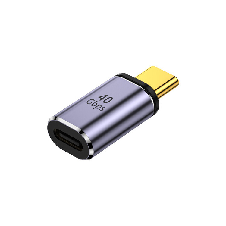 NEW Male Suction Straight Adapter TYPE-C Female to Type-C Male Mid Bend Adapter