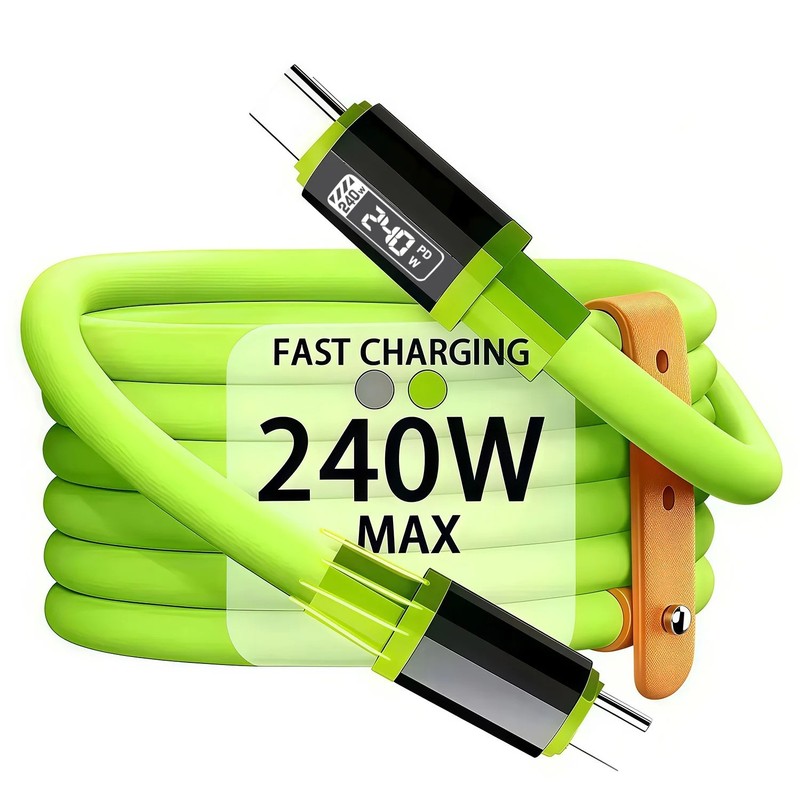 240W PD Type C to C Super Fast Charging Cable USB C Cord MacBook S25