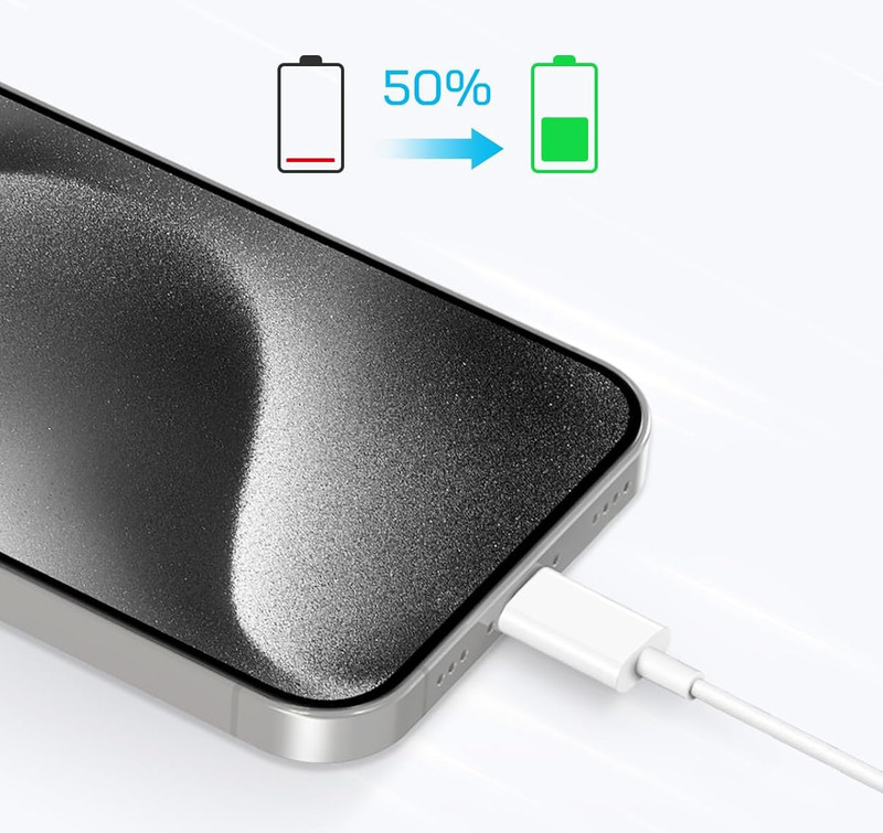 USB A to USB C Cable Type C Charger Carplay Cable 3.3ft USB-C Car Charger Cord gallery