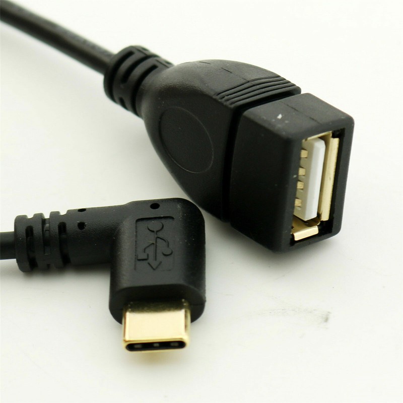 1x Gold USB 3.1 Type C Male to USB 2.0 A Female Converter Cable Adapter Portable gallery
