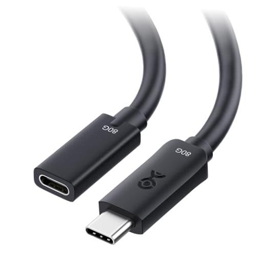 80Gbps USB4 Extension Cable - 3.3ft, Supports [8K@120Hz / 4K@480Hz 3.3 Feet gallery