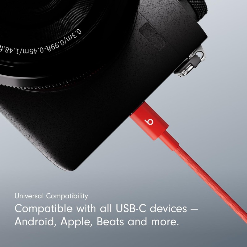 Beats USB-C to USB-C Woven Cable Fast Charging Durable/Tangle-Free Compatible gallery