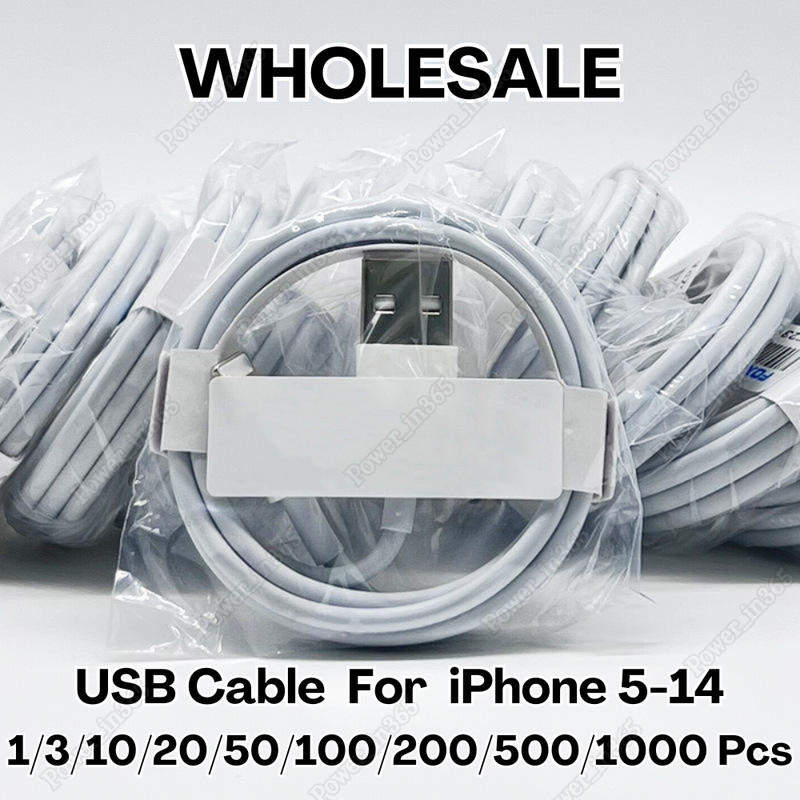 USB Fast Charger Cable For Apple iPhone 14 13 12 11 XS XR X 8 7 6 Wholesale Bulk